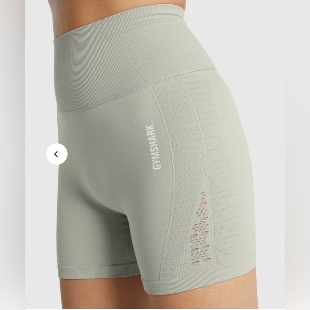 Gymshark energy seamless shorts light grey